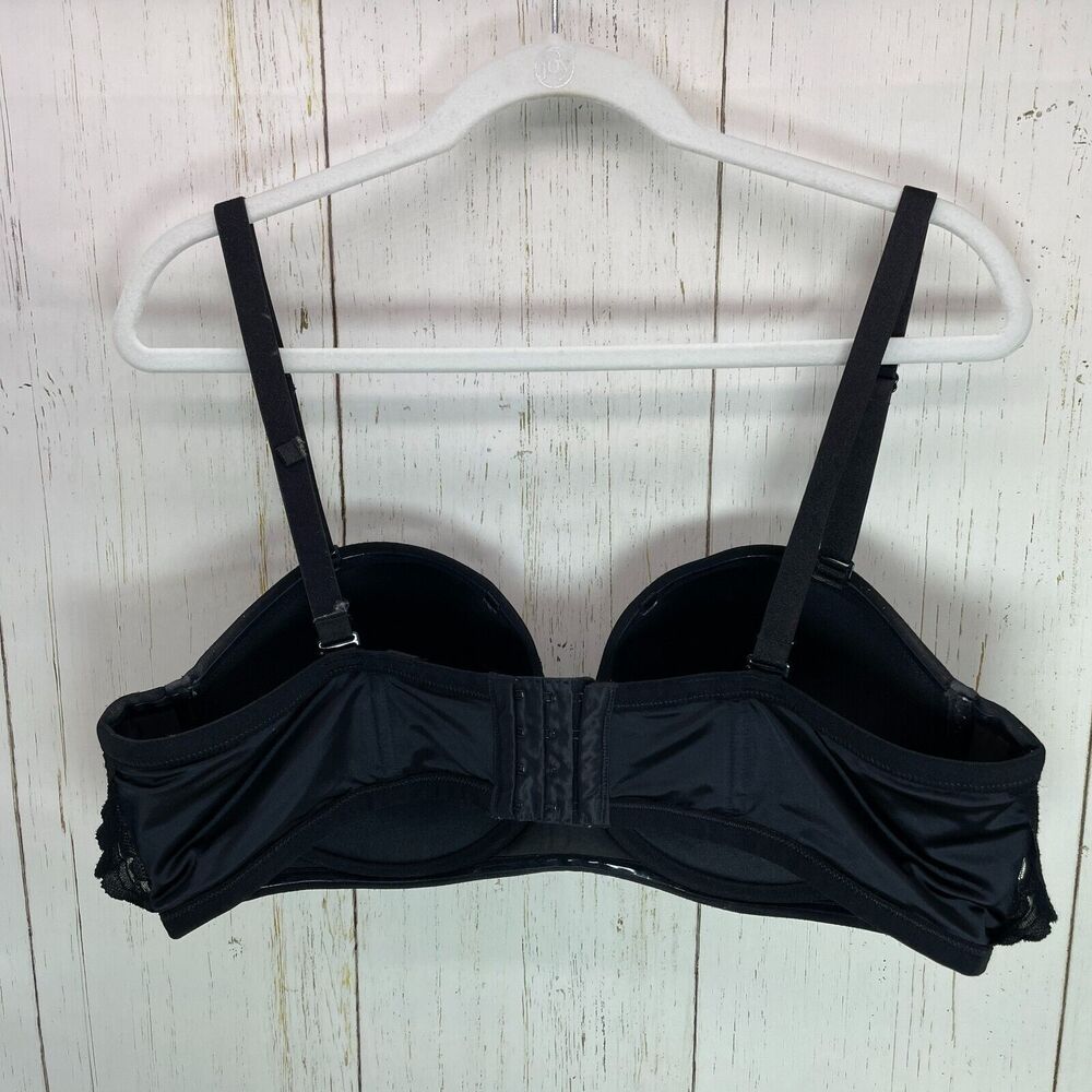 Torrid Curve Push Up Bra Size 40dd Black Converti… - image 6